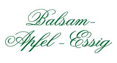 Balsam-Apfel-Essig